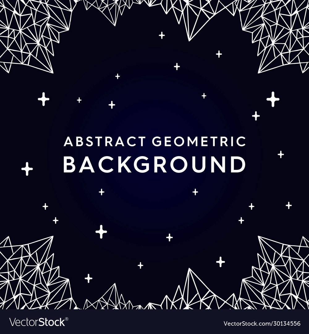 Abstract mountain geometric dark background