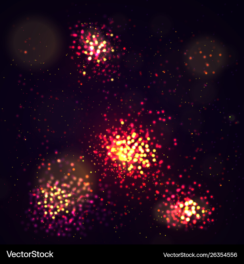 Bokeh lights background Royalty Free Vector Image