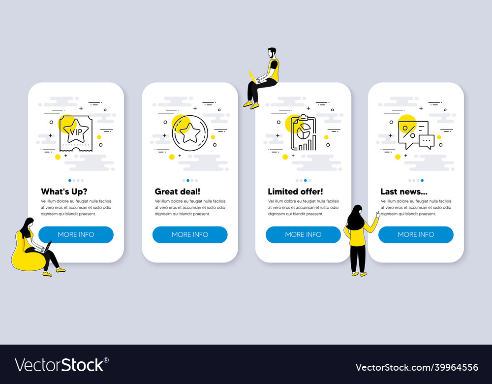 Set of finance icons related to loyalty