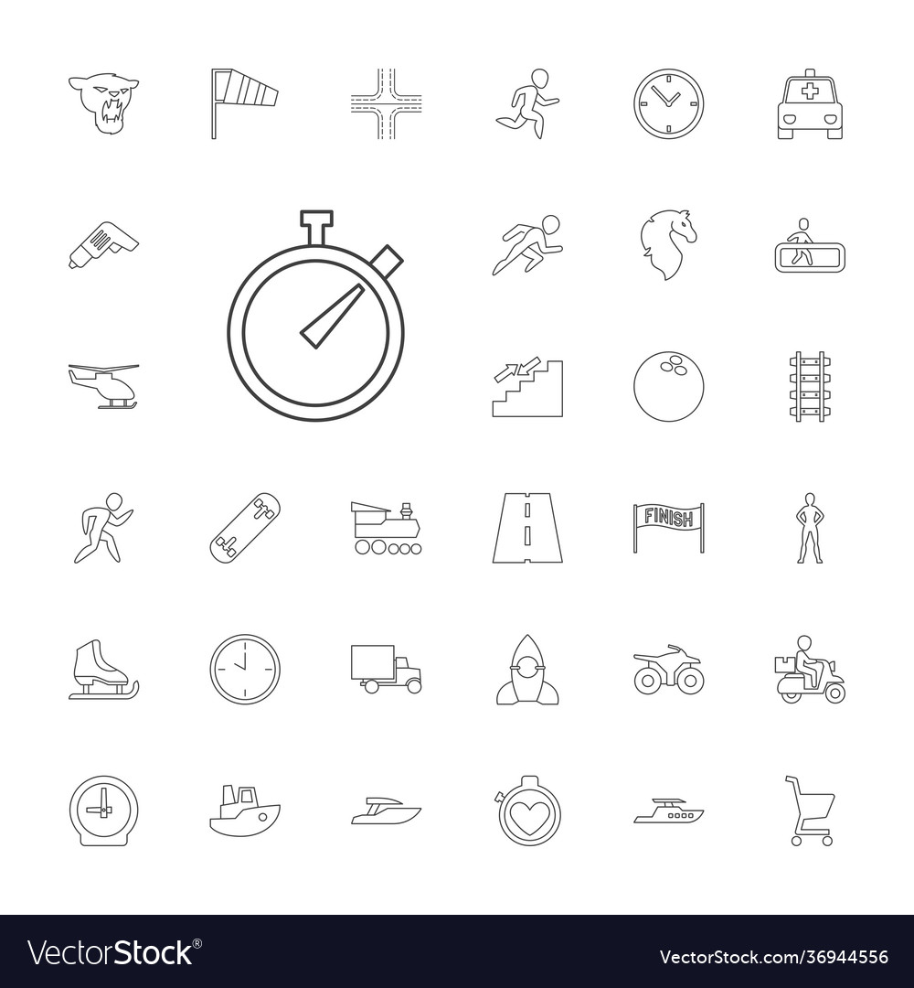 Speed icons