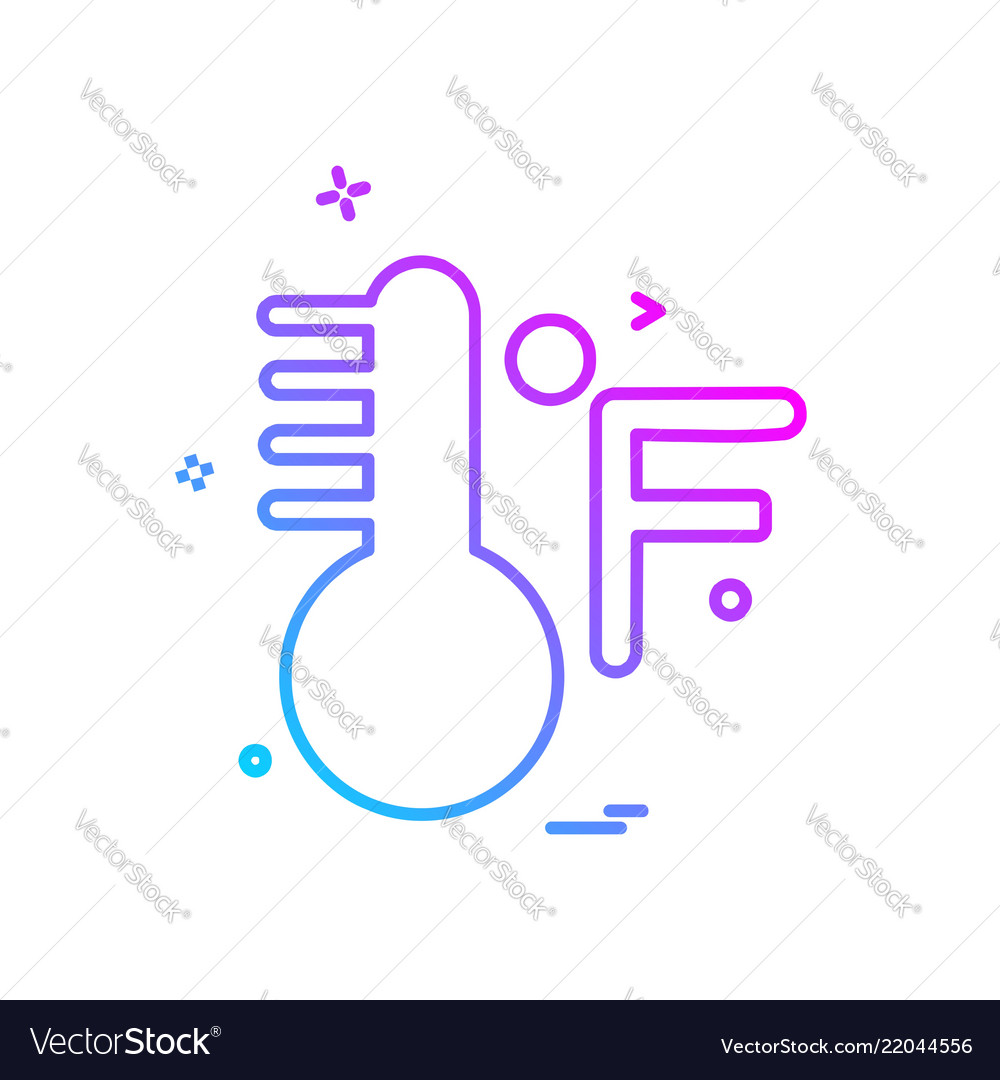 Temprature icon design