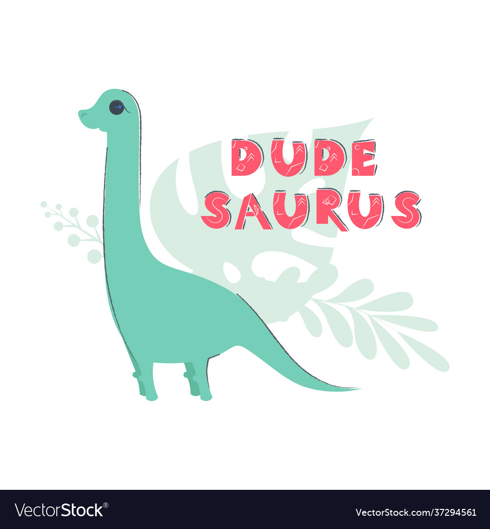 Dinosaur icon diplodocus in flat style