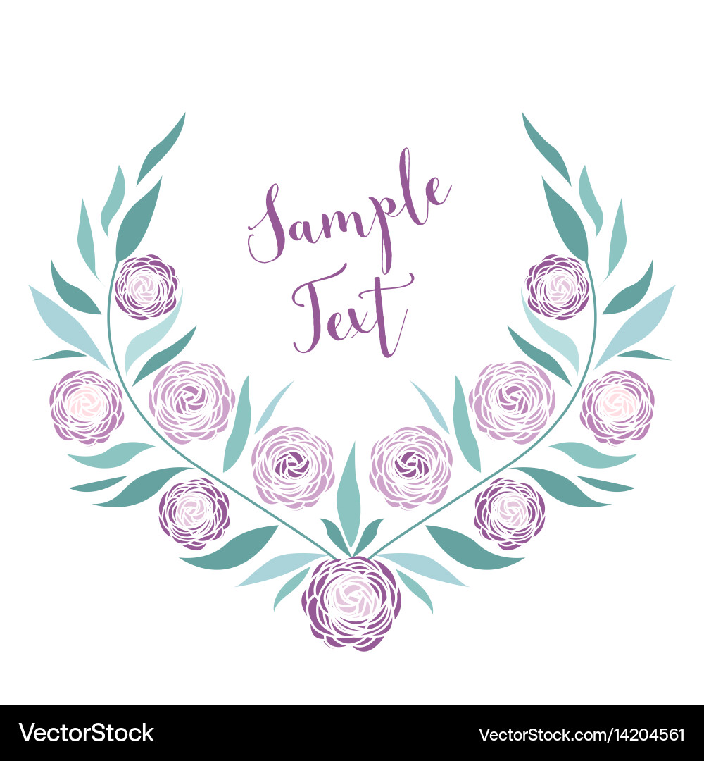 Vector Ranunculus Ranunculus flower Royalty Free Vector Image - VectorStock