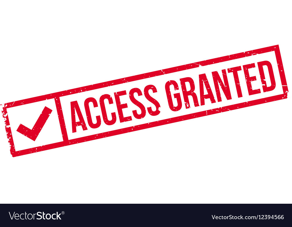 access-granted-rubber-stamp-royalty-free-vector-image