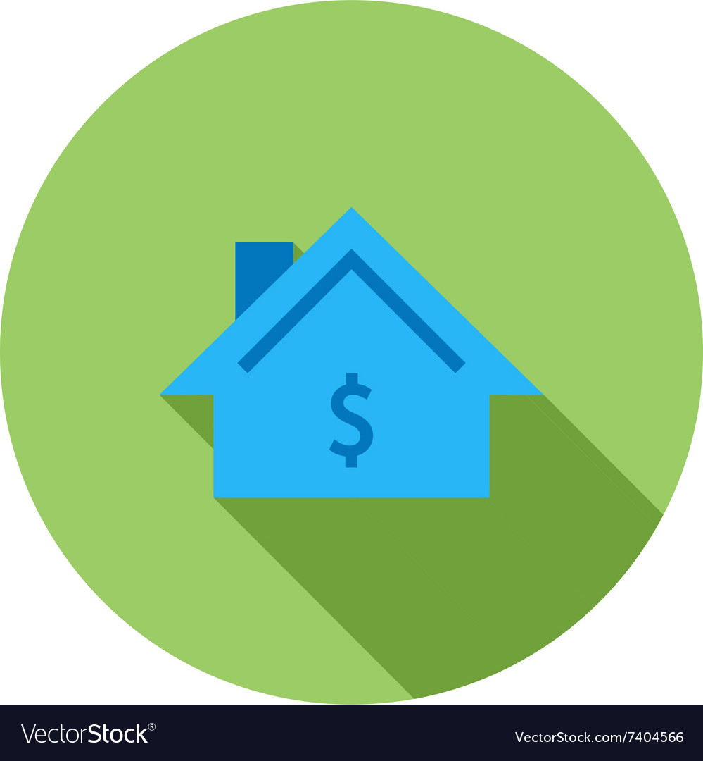 House with dollar sign Royalty Free Vector Image