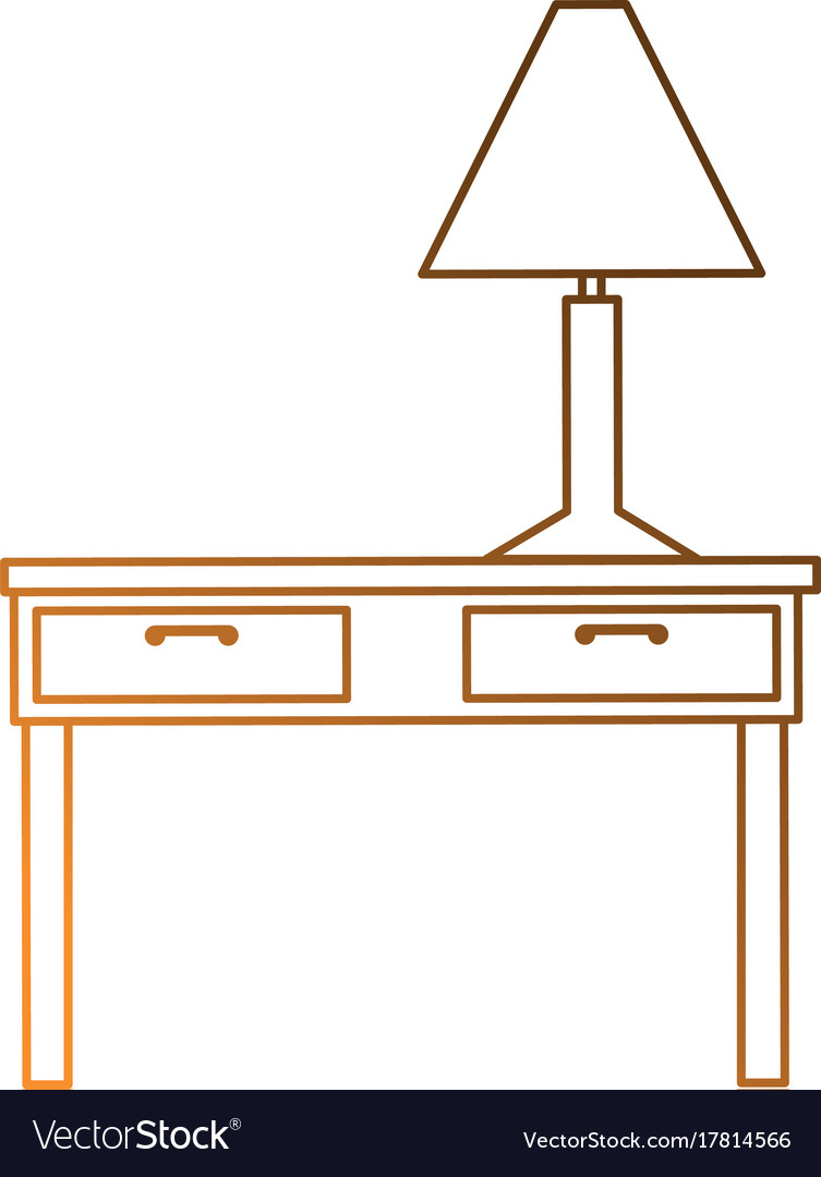 Table with lamp icon