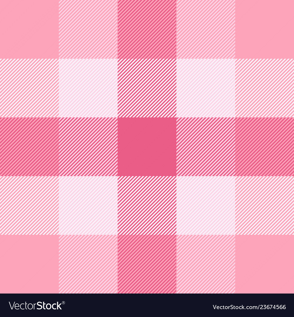 Valentines day tartan plaid pattern scottish cage Vector Image