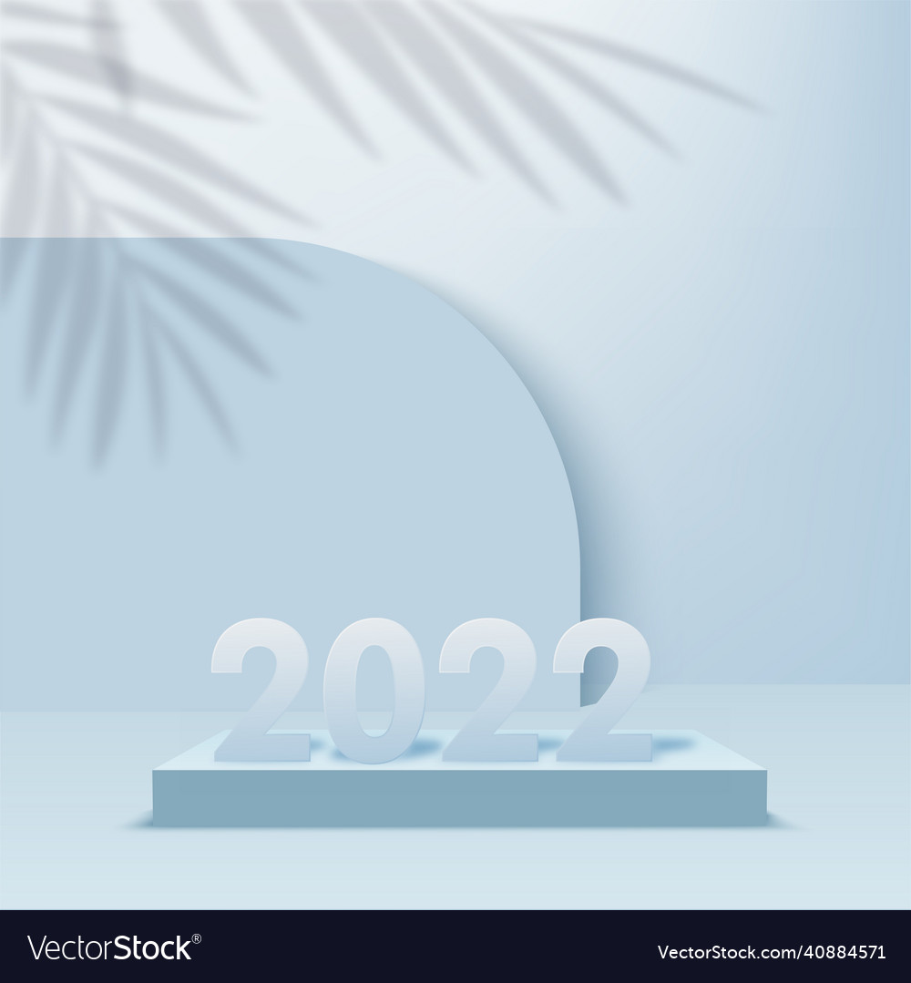 2022 Happy New Year With Studio Room Background Vector Image 2022 Happy New Year With Studio Room Background Vector Image