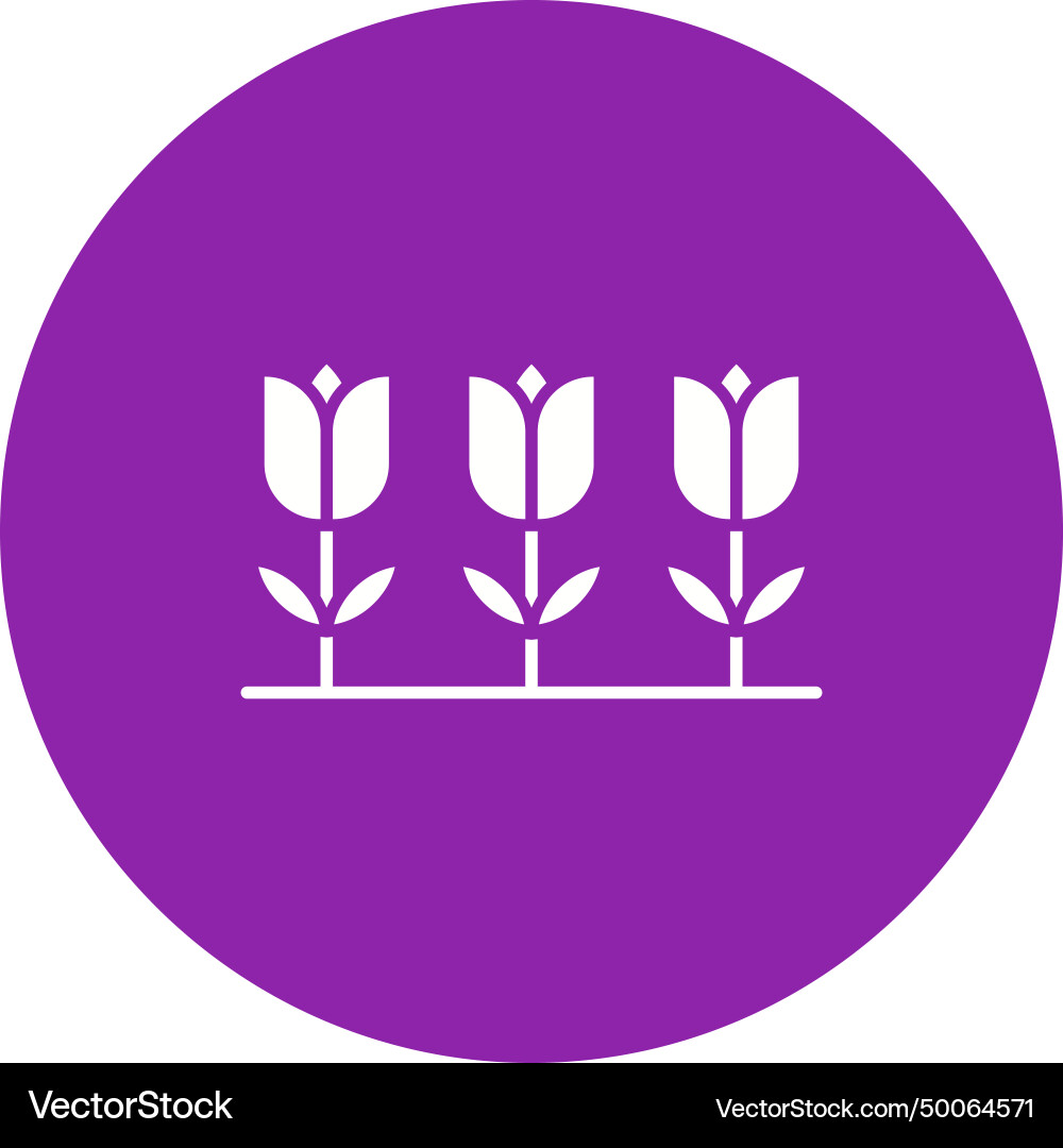 Flowers icon image Royalty Free Vector Image - VectorStock