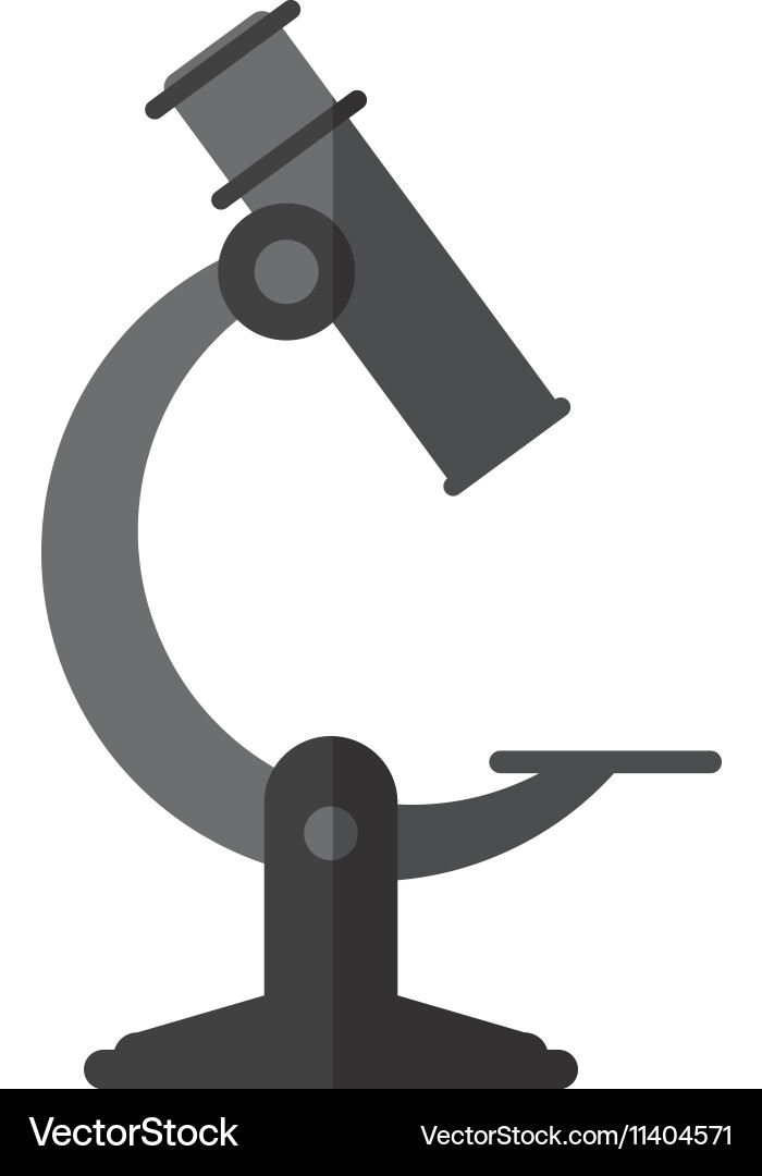 Isolated microscope design Royalty Free Vector Image