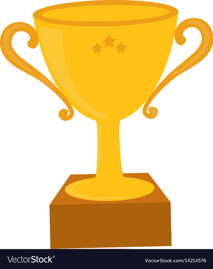 Cup trophy championship Royalty Free Vector Image