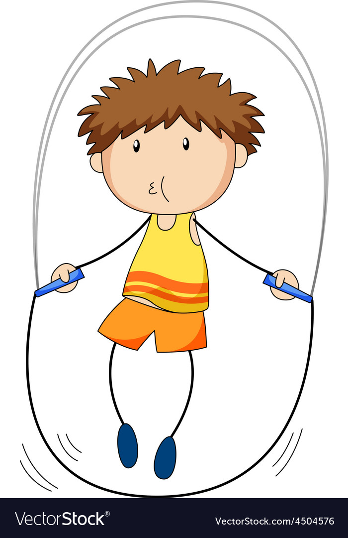 Jump rope Royalty Free Vector Image - VectorStock