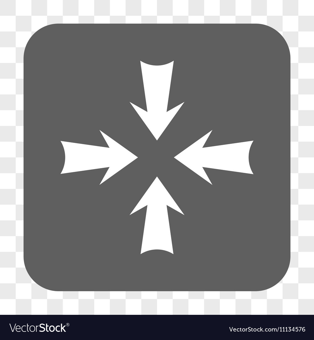 Reduce arrows rounded square button