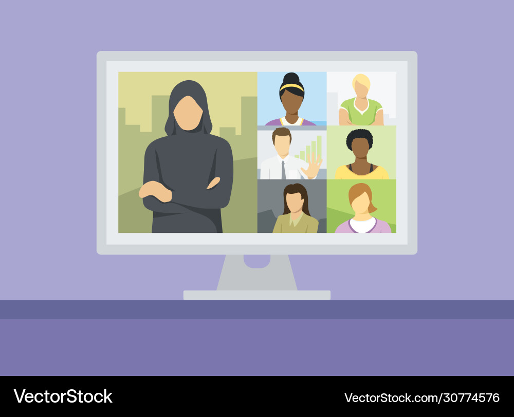 Video call Royalty Free Vector Image - VectorStock