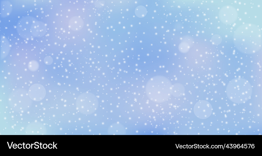 White falling snow big snowdrifts different Vector Image