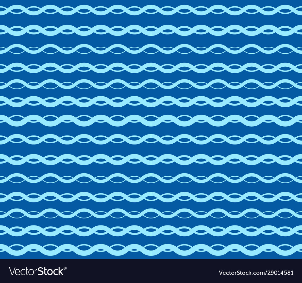 Abstract seamless wave pattern wave seamless Vector Image