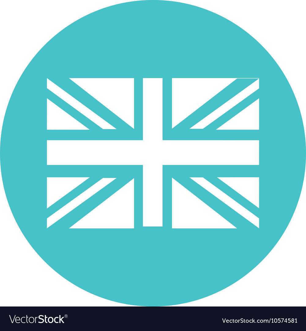 Flagge england isolierte Ikone