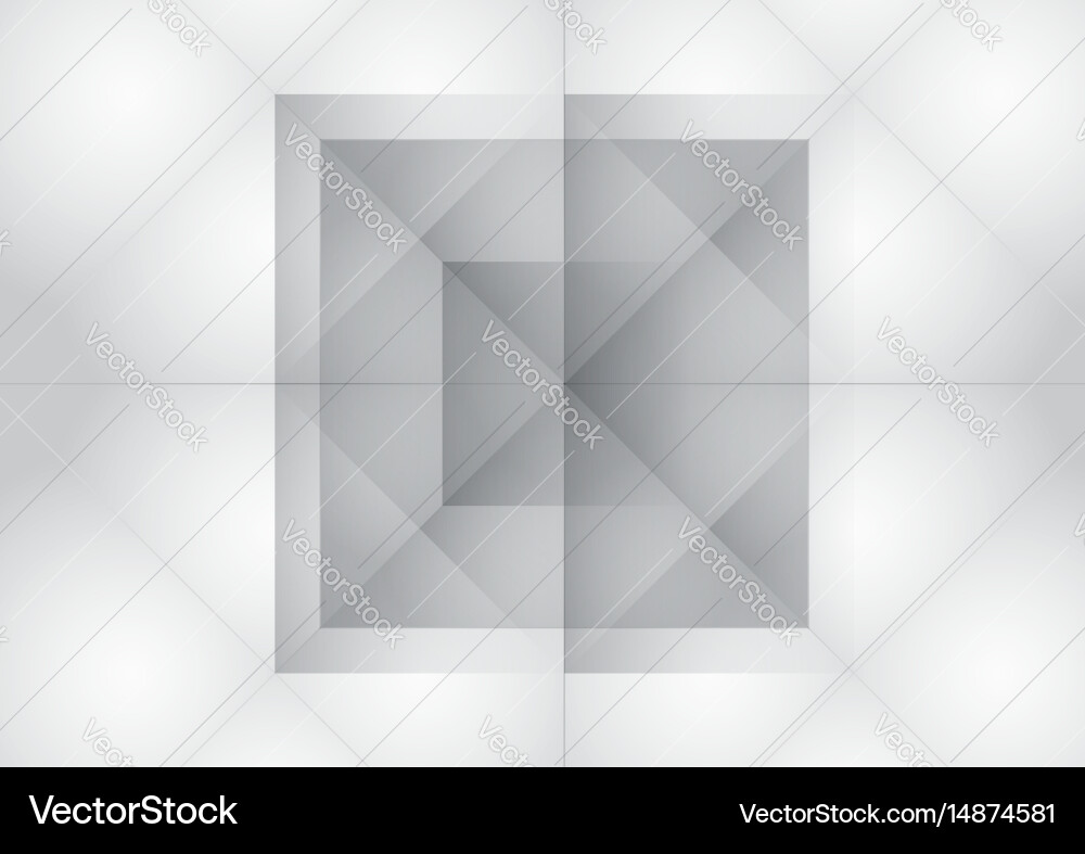 Gray triangles geometric abstract background Vector Image