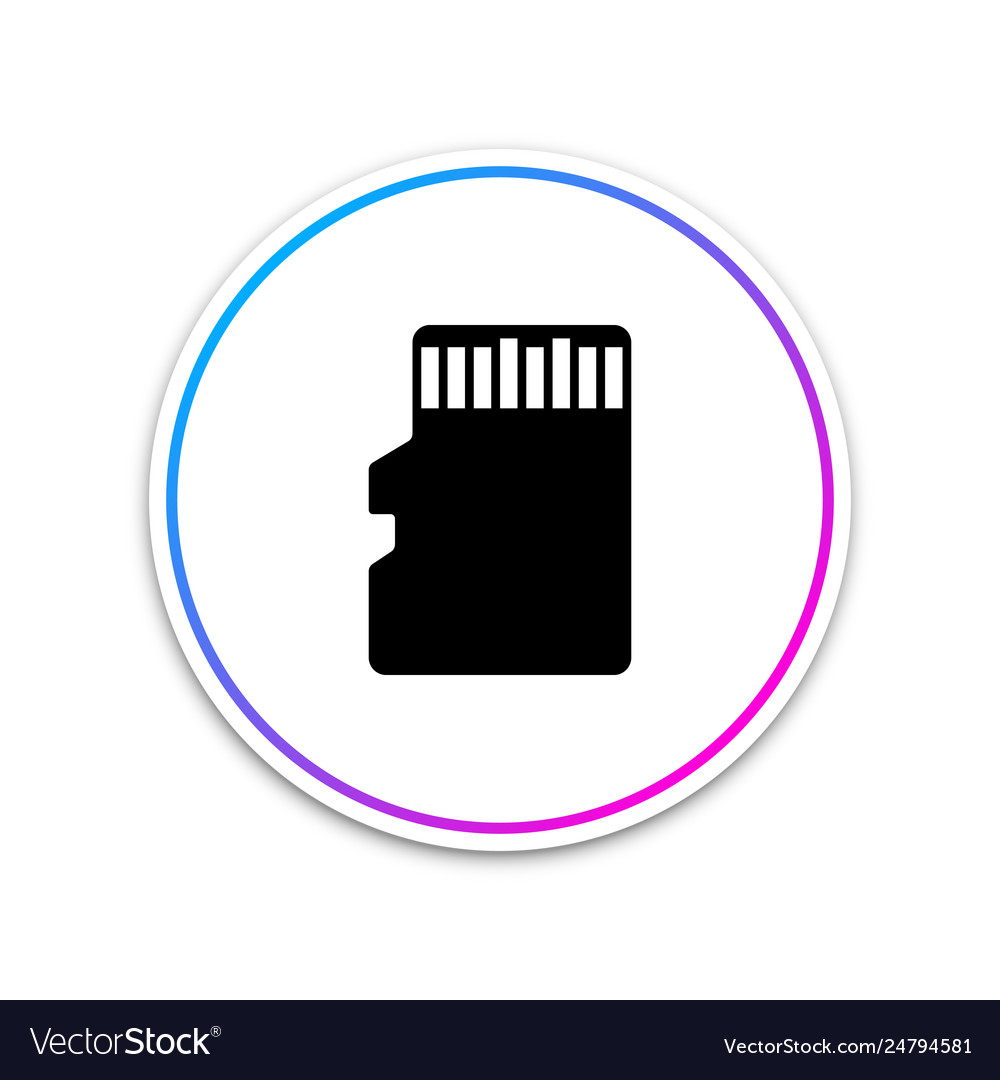 Sd memory card icon simple style Royalty Free Vector Image