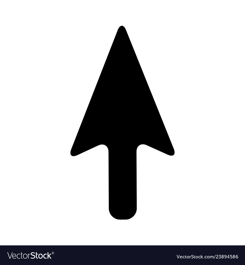 Arrow mouse pointer icon Royalty Free Vector Image