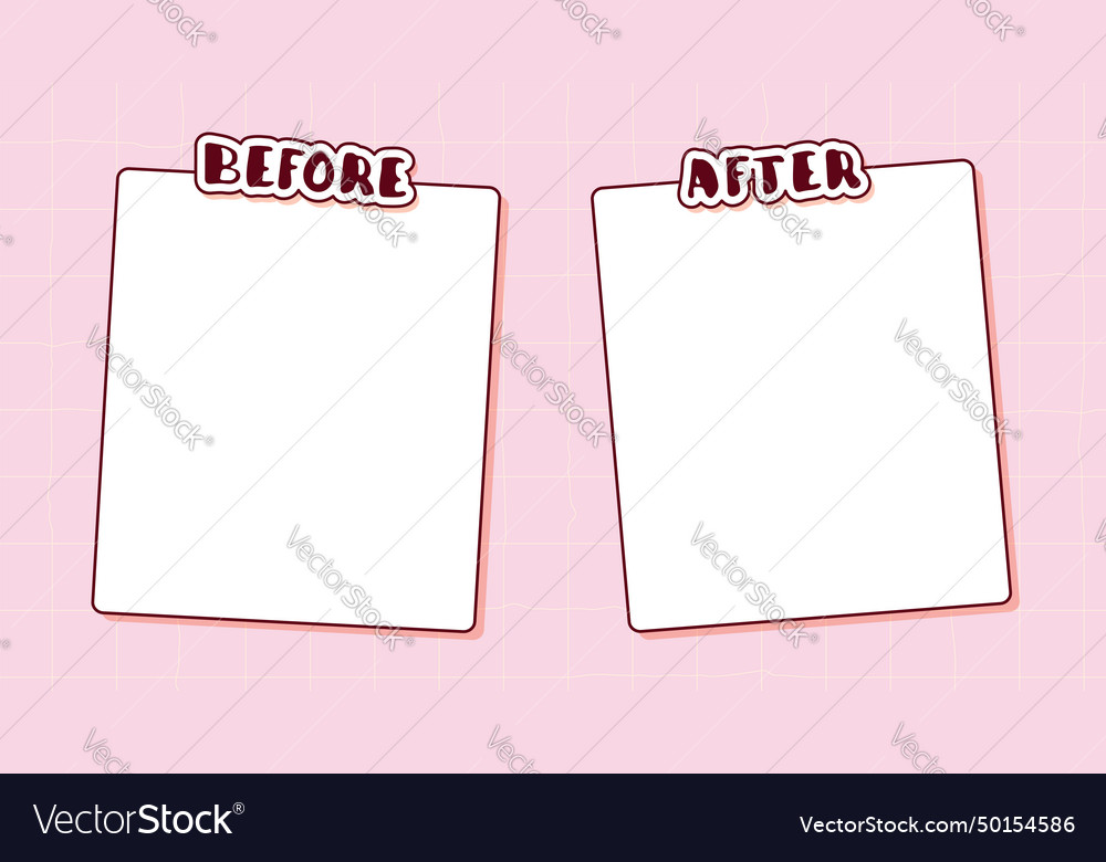 Before and after template comparison background