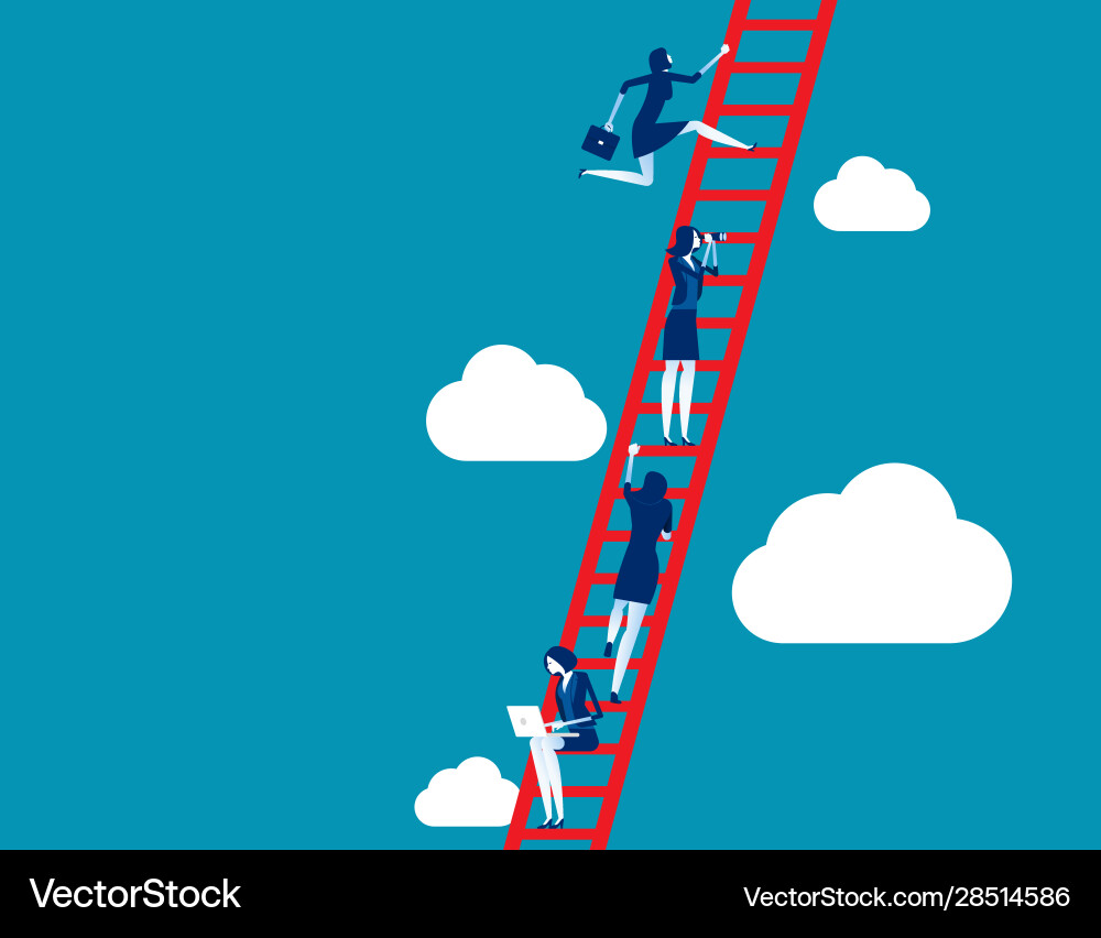 Business process and teamwork concept Royalty Free Vector