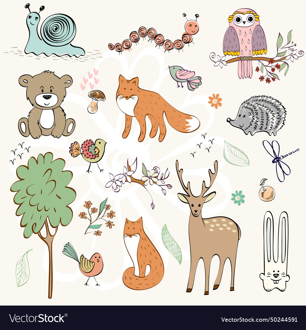 Animals Royalty Free Vector Image - VectorStock