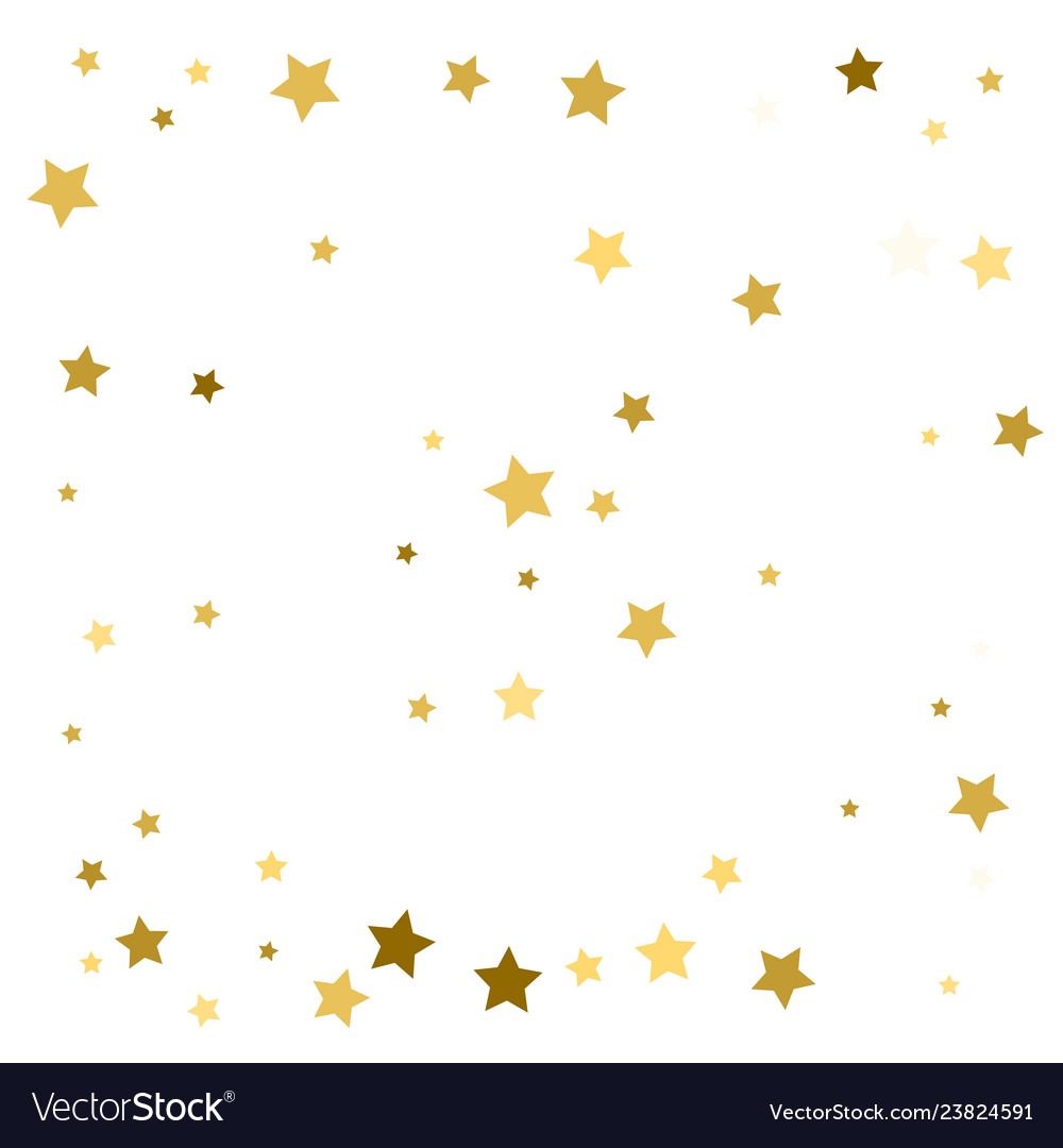 Golden stars confetti abstrakter Hintergrund