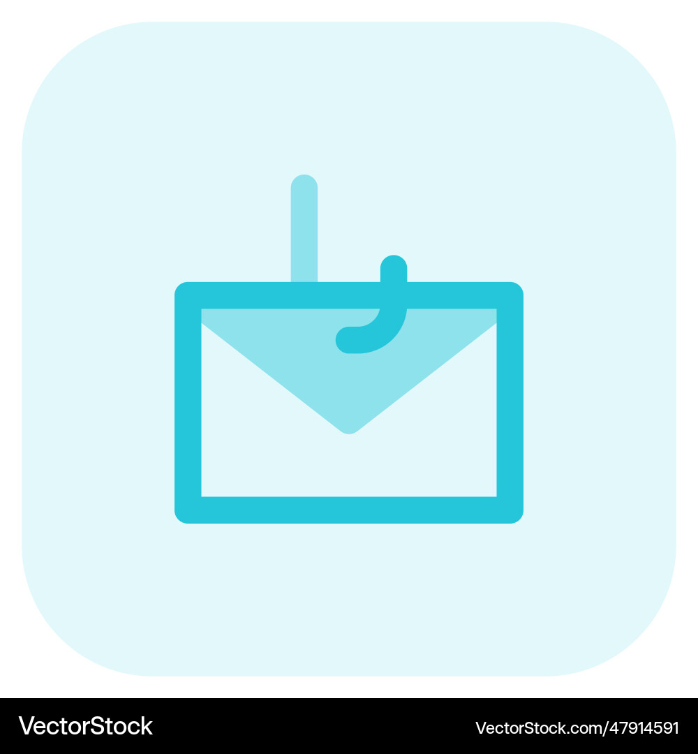 Phishing message used by hackers to scam Vector Image