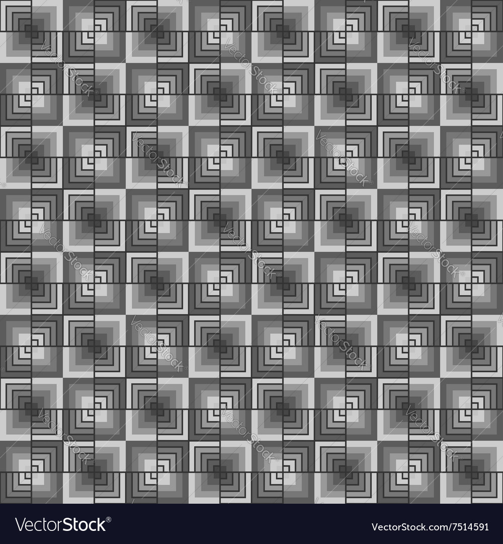 Square seamless geometrical pattern