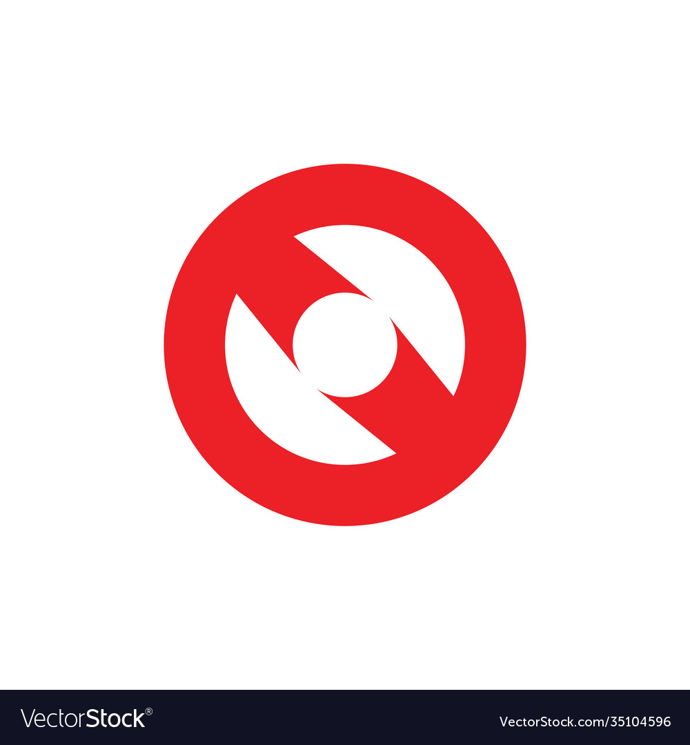 Abstract circle geometric logo