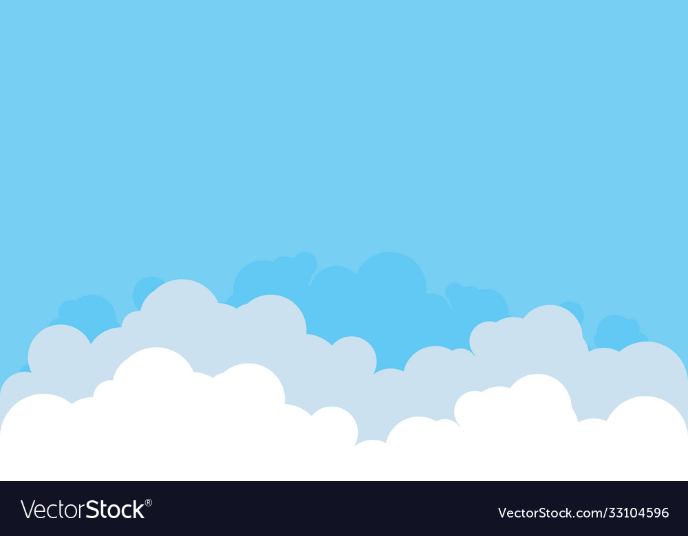 Cloud Template Royalty Free Vector Image - Vectorstock