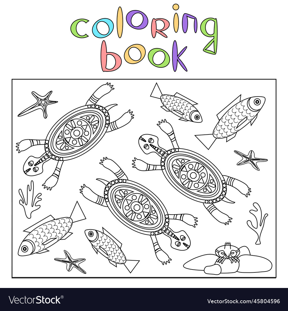 Color a drawing for children from 4 to 6 years old