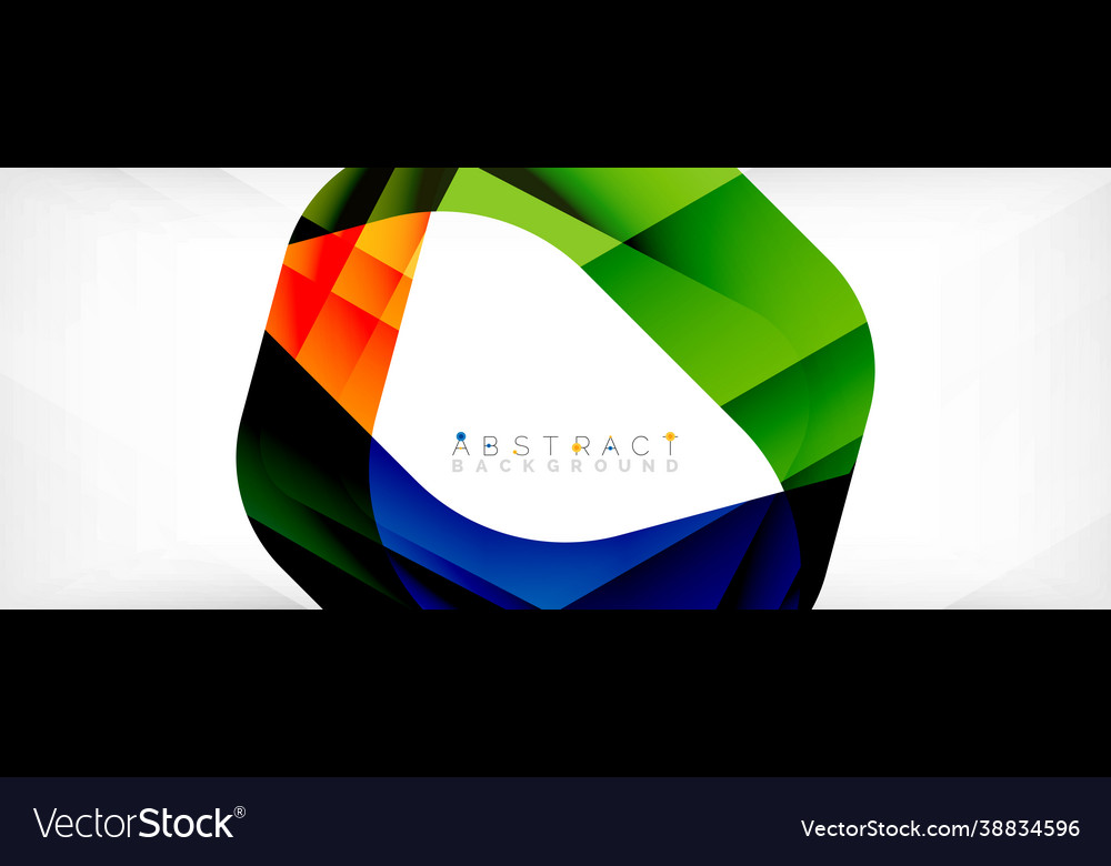 Minimal abstract background - color overlapping vector image Minimal abstract background - color overlapping