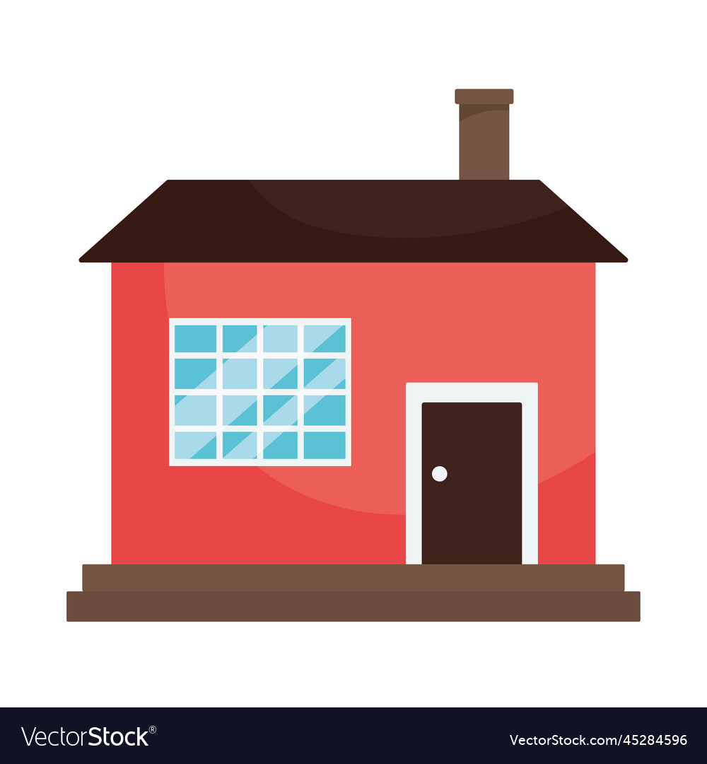 Red house icon Royalty Free Vector Image - VectorStock