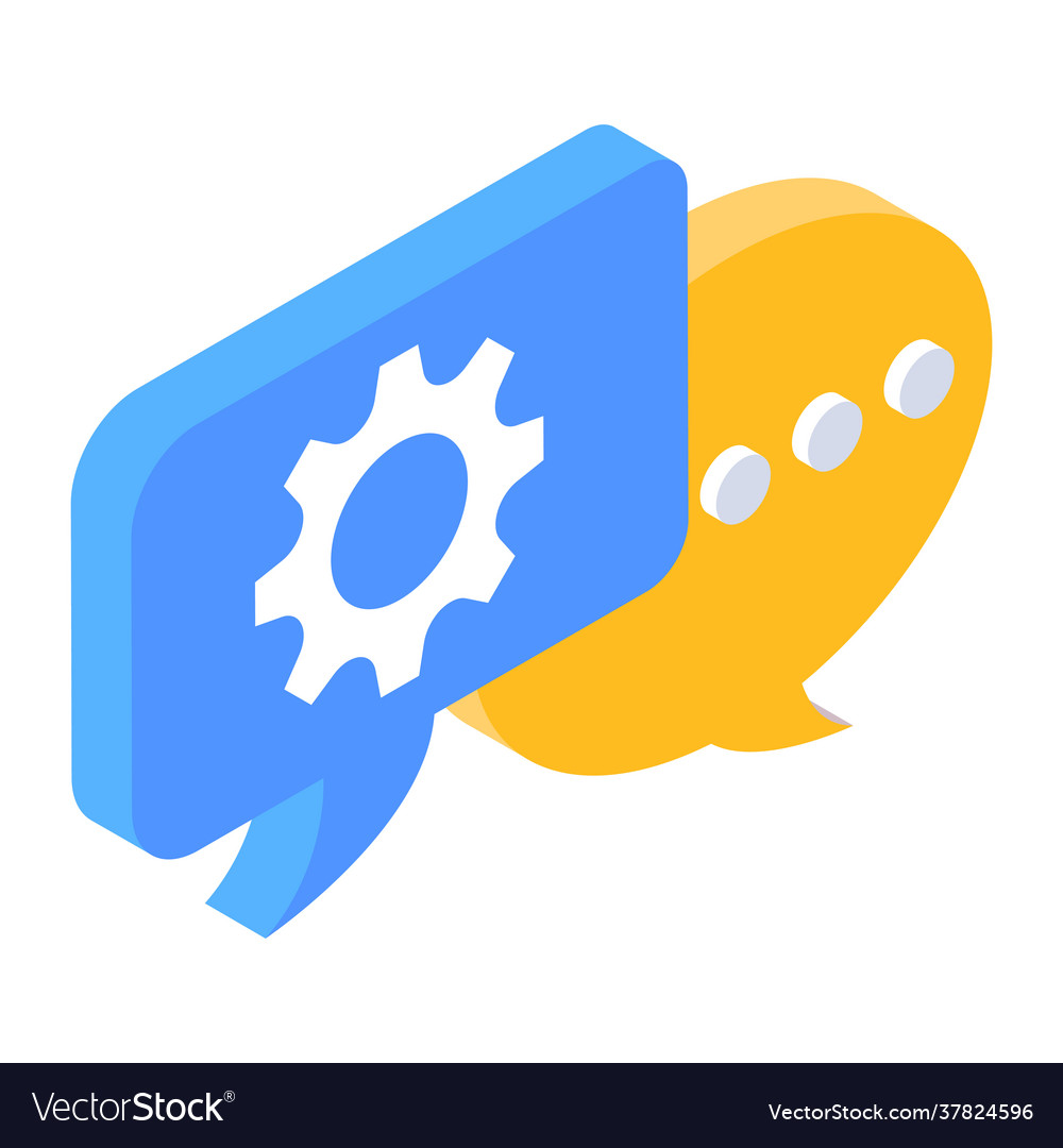 Support chat Royalty Free Vector Image VectorStock