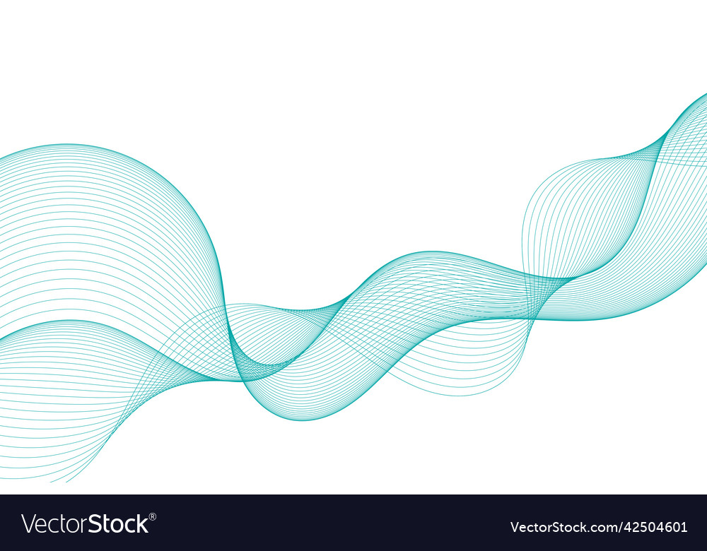 Abstract wave element for design digital