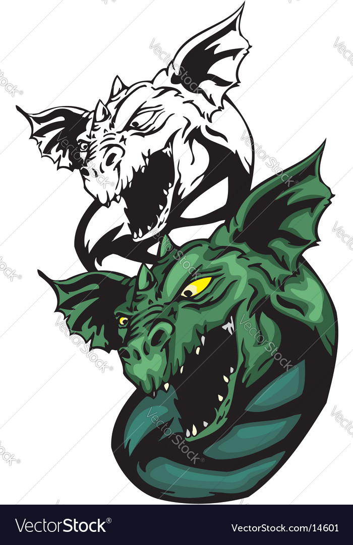 Dragon design Royalty Free Vector Image - VectorStock