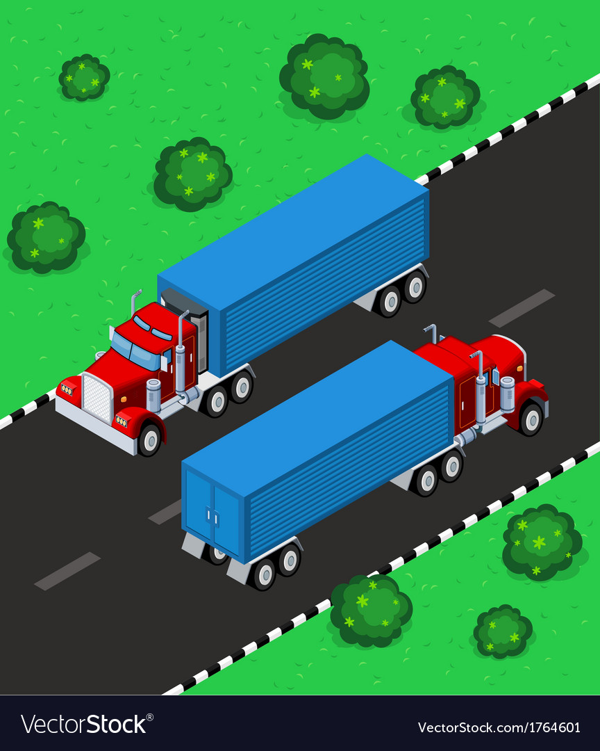 Isometric truck