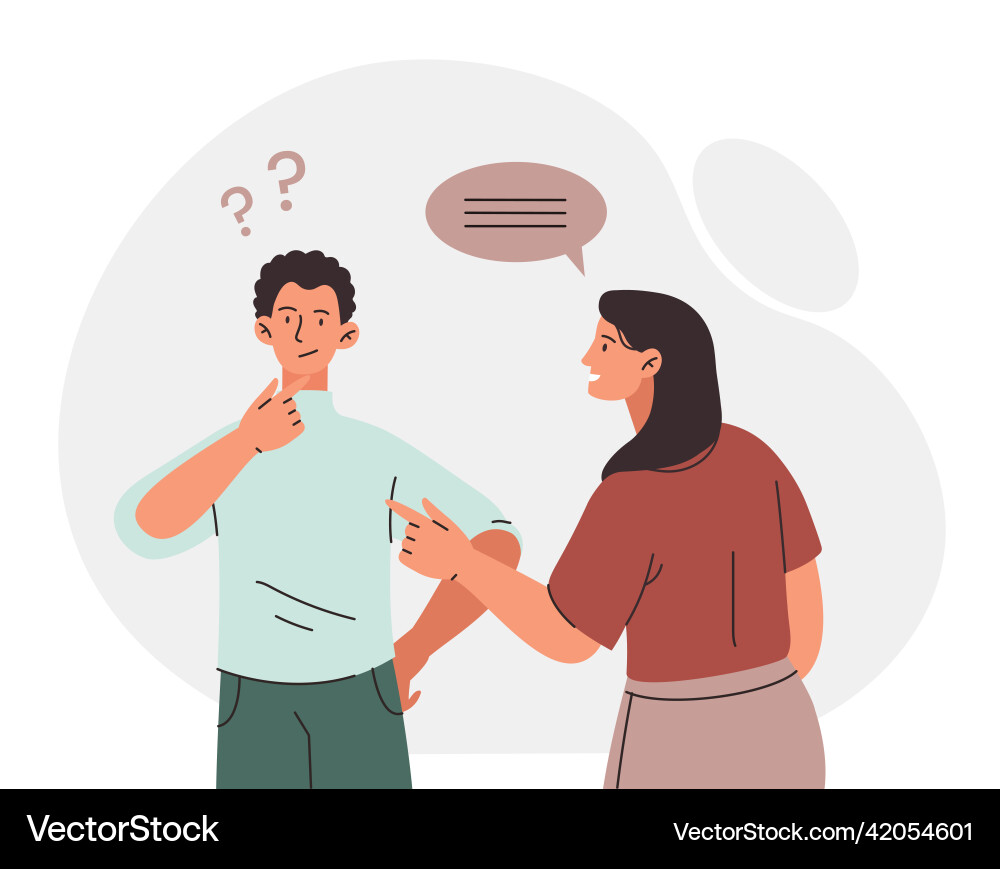 People talking concept Royalty Free Vector Image
