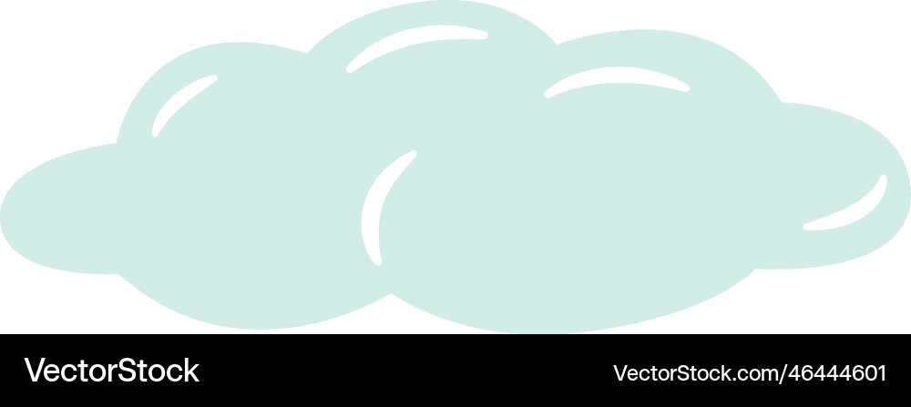 Sky cloud Royalty Free Vector Image - VectorStock