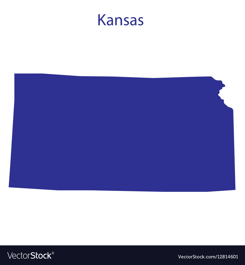 United States Kansas Royalty Free Vector Image