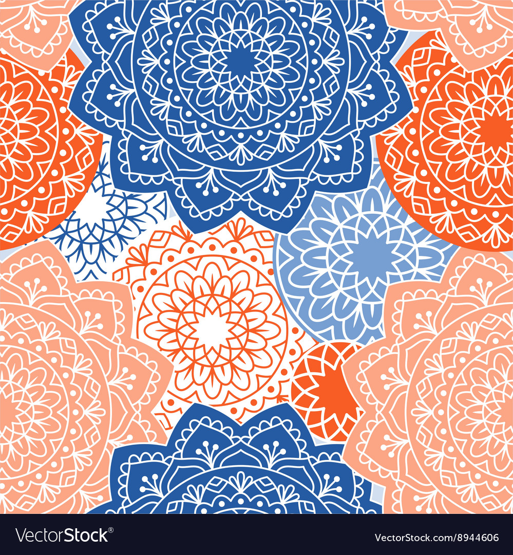 Seamless oriental pattern Royalty Free Vector Image