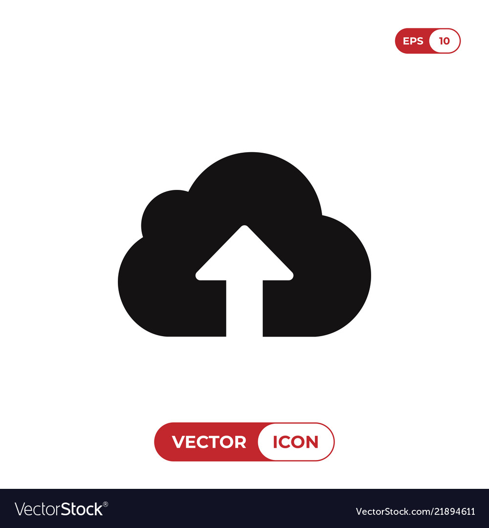 Cloud computing icon vector image Cloud computing icon