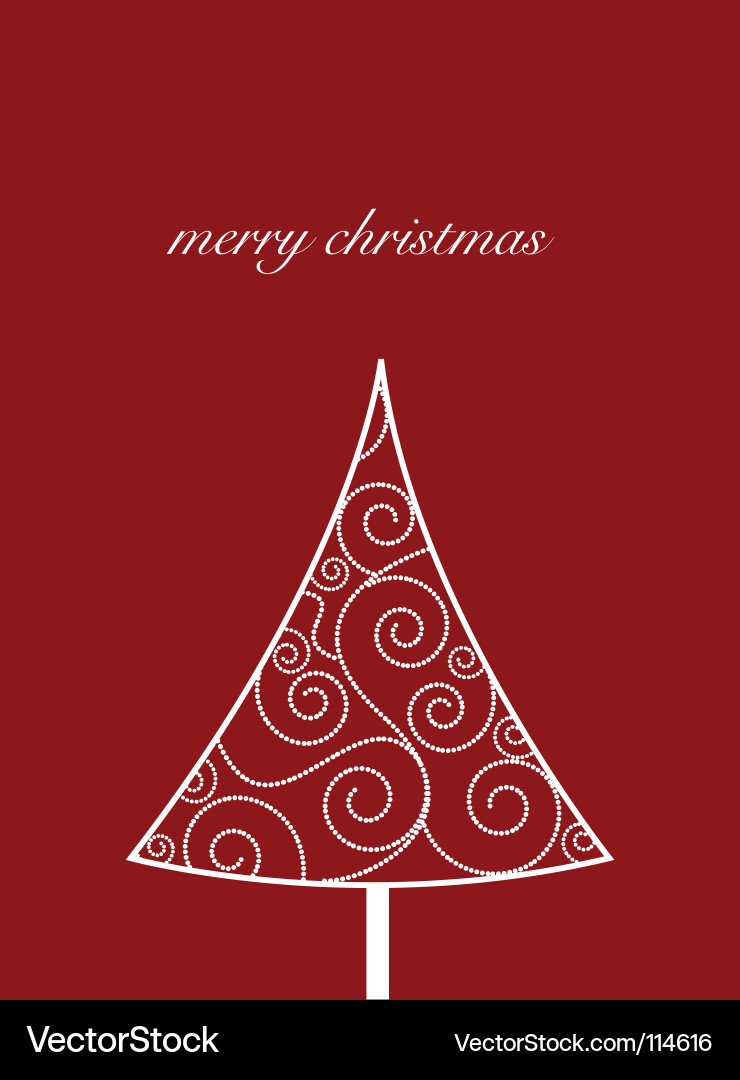 Christmas tree Royalty Free Vector Image - VectorStock