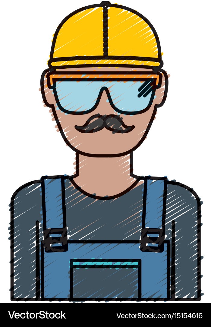 Construction worker icon Royalty Free Vector Image