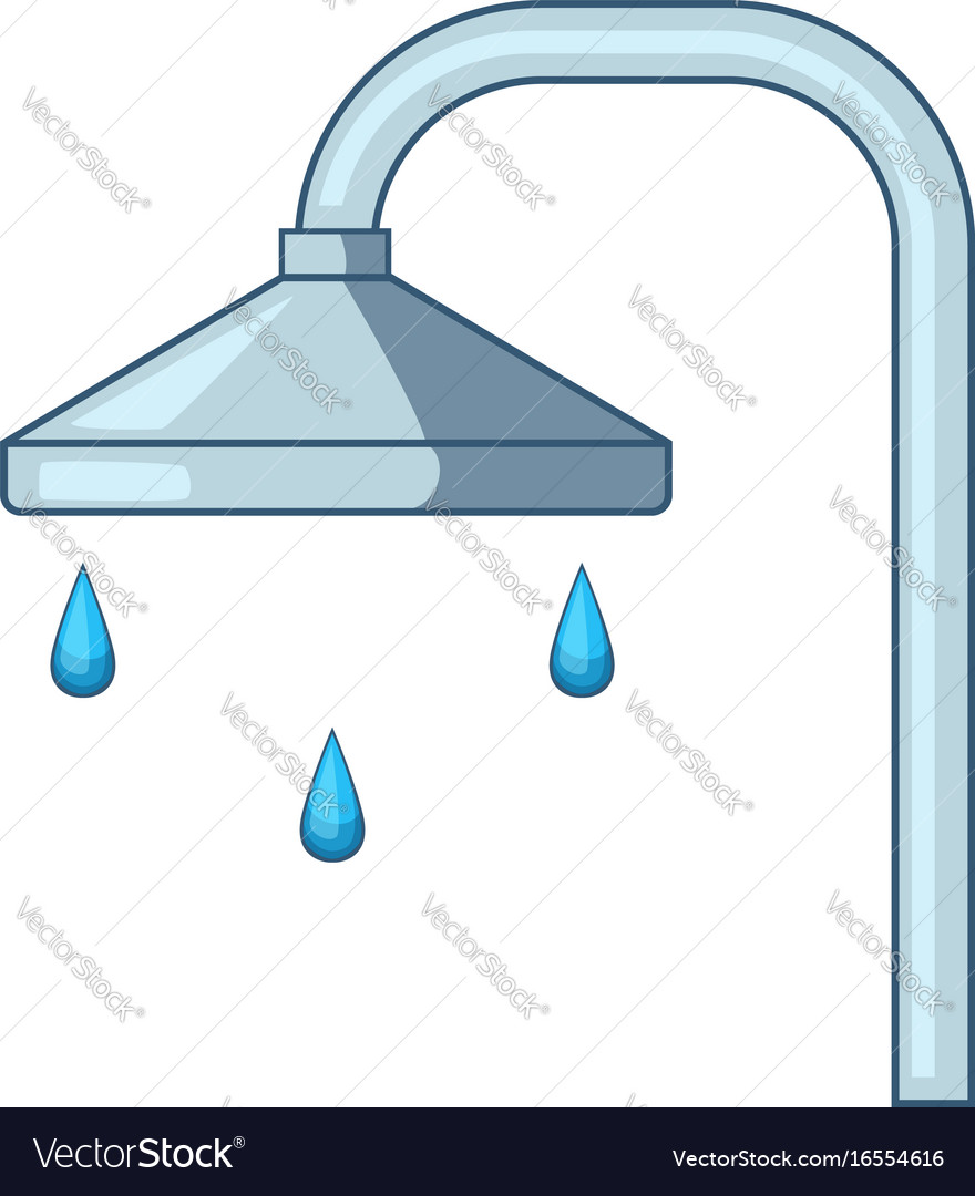 Shower icon cartoon style