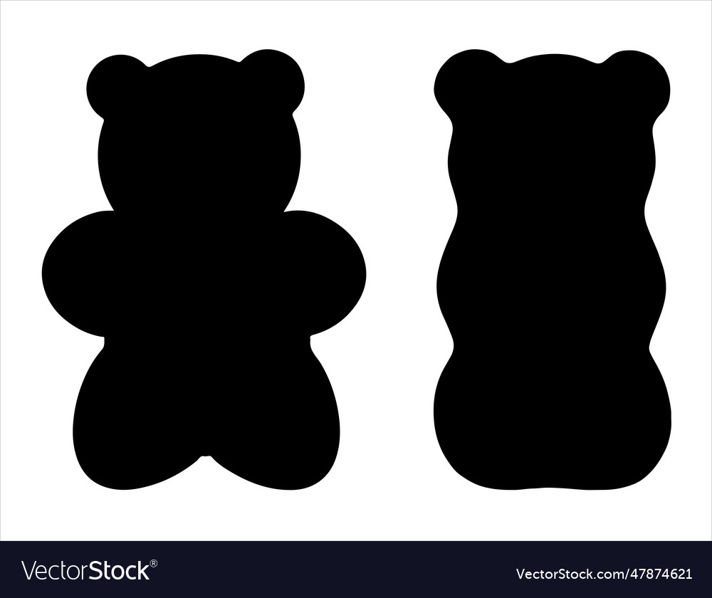 gummy bear silhouette