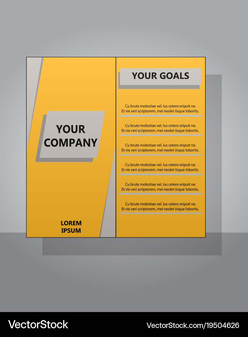 Abstract layout background set for art template Vector Image