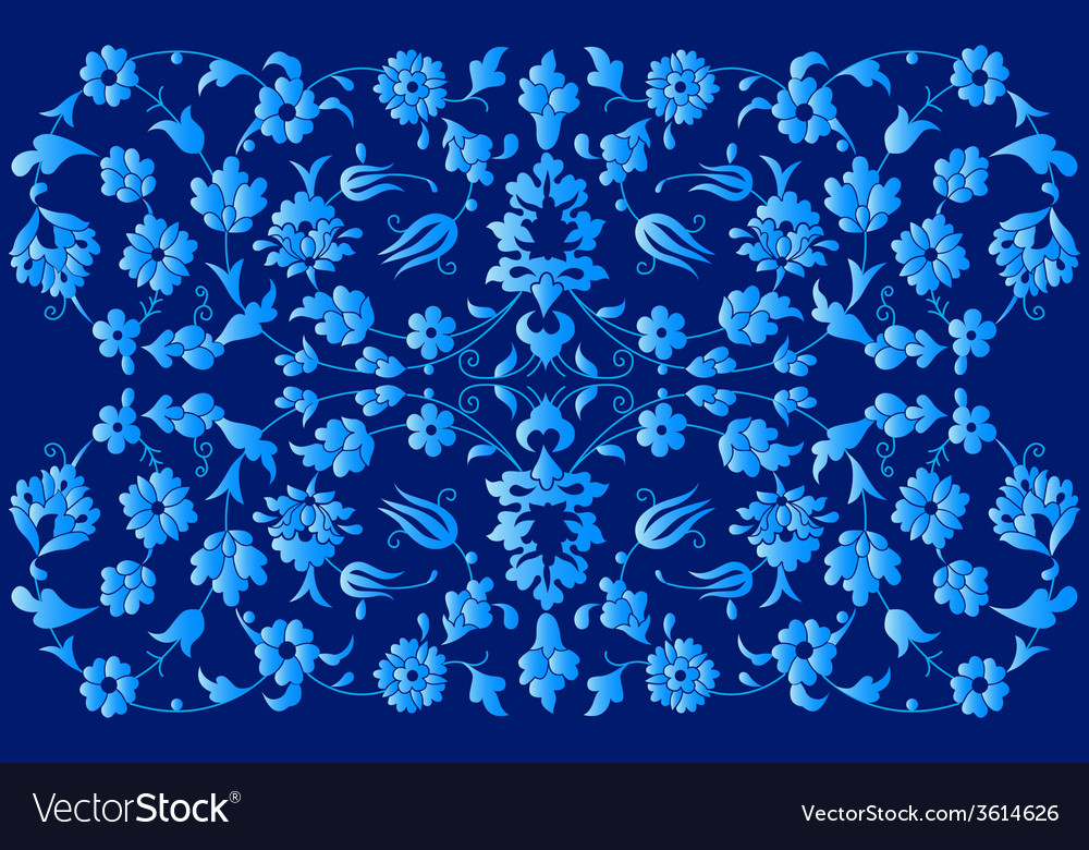 Artistic ottoman pattern series forty vier